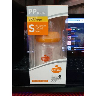 VB. Bình sữa Wesser 140ml < Bé Sơ Sinh>