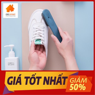 Bàn Chải Chuyên Chà Giày Cao Cấp Lông Mềm Cán Dài Tiện Dụng