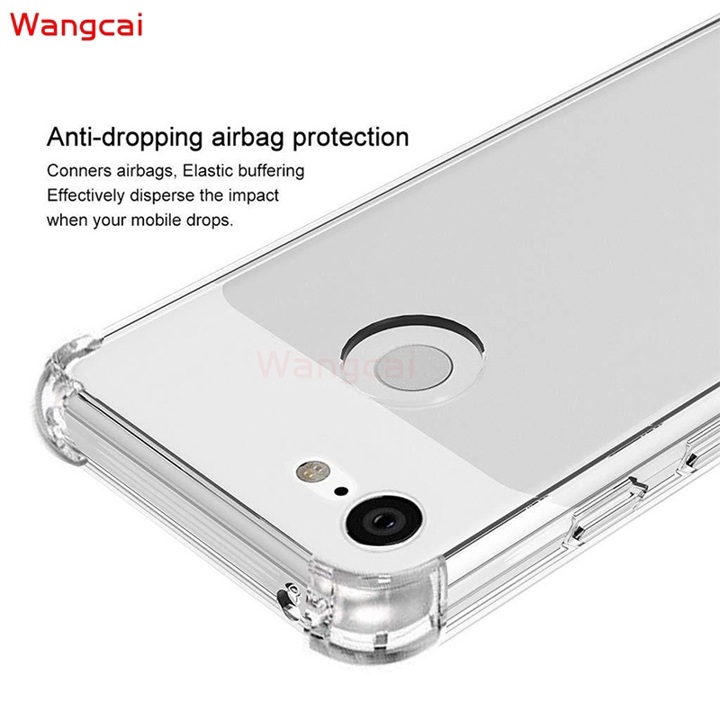 Ốp Điện Thoại TPU Mềm Trong Suốt Chống Sốc Chống Rơi Cho Google Pixel 4a 4 3a 3 2 1 XL 5G