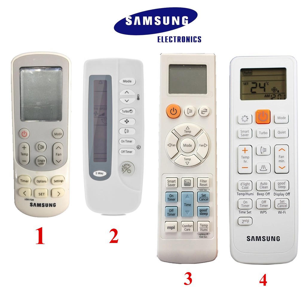 Điều Khiển Điều Hoà SAMSUNG - Remote máy lạnh SAMSUNG Các Loại Đa Năng [CHỌN MẪU]