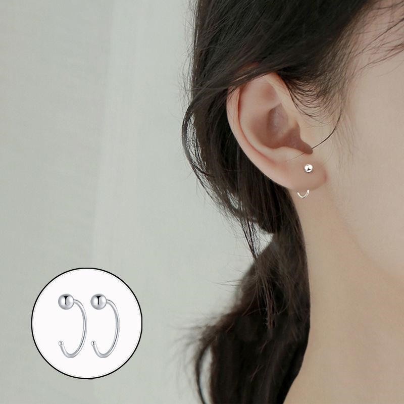 Đôi Bông Tai Hình Trái Tim Đơn Giản Thời Trang Cho Nữ S999
