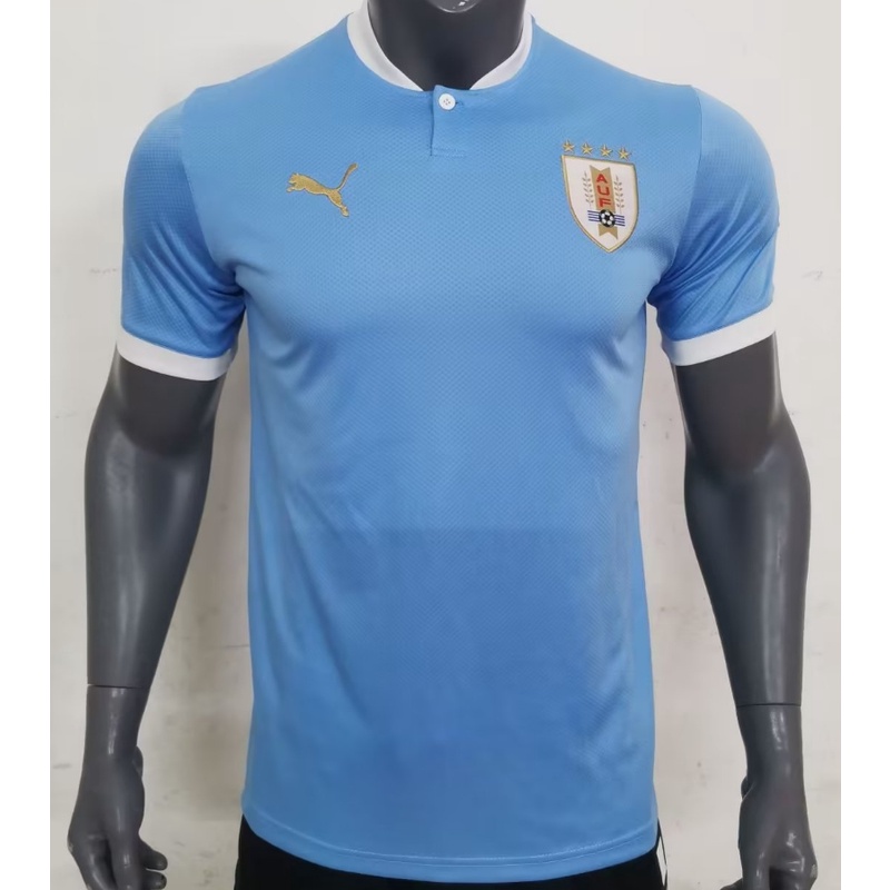 Áo Thun Thể Thao Bóng Đá Tay Ngắn Đội Uruguay Size S-2XL 22-23
