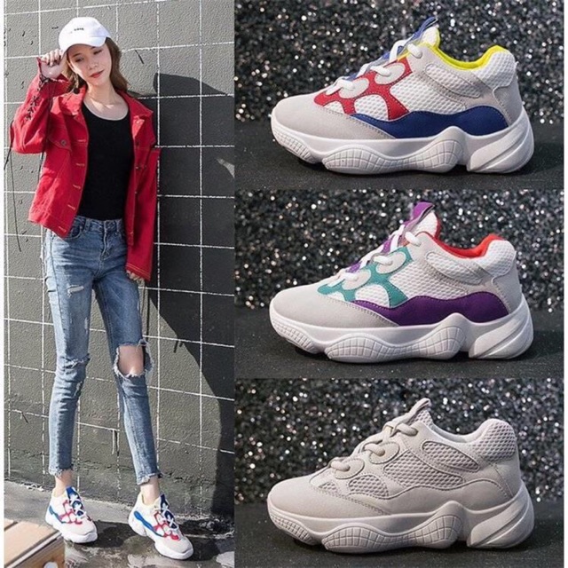 GIÀY THỂ THAO NỮ ĐẾ SÓNG KÈM HỘP D1 | BigBuy360 - bigbuy360.vn