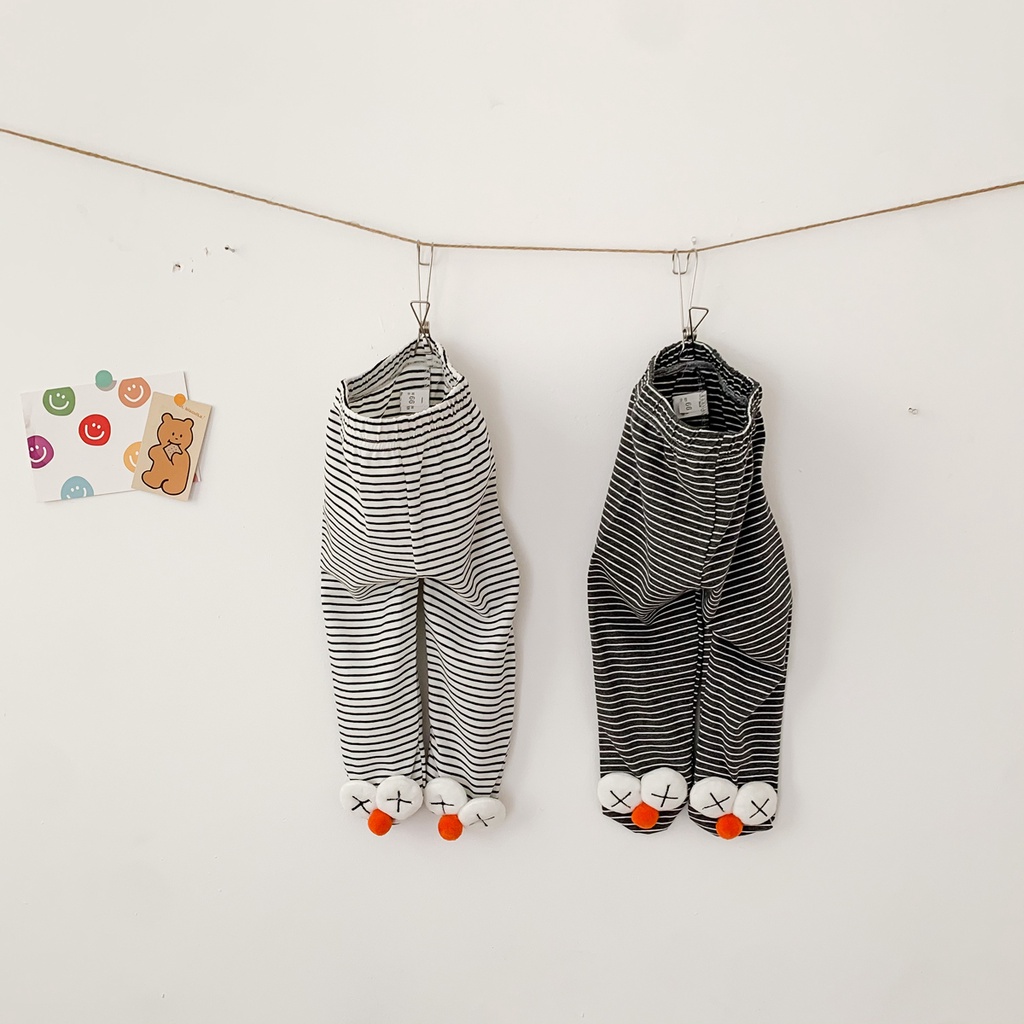 Quần tất cotton họa tiết kẻ sọc cho trẻ sơ sinh