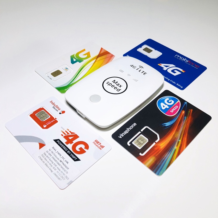 Bộ Phát WiFi 4G Maxspeed - Sản Phẩm Chính Hãng 100% - Max Băng Thông - Đa mạng