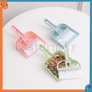 Bộ hai mảnh chổi nhỏ để bàn Mini gia dụng có sẵn kèm khăn lau bụi