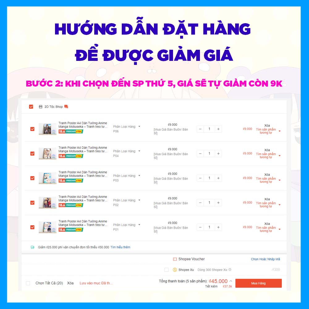 Tranh Poster A4 Dán Tường Anime Manga Chuyển sinh thành Slime – Tranh treo tường dán tường Anime by 2D Tộc Shop