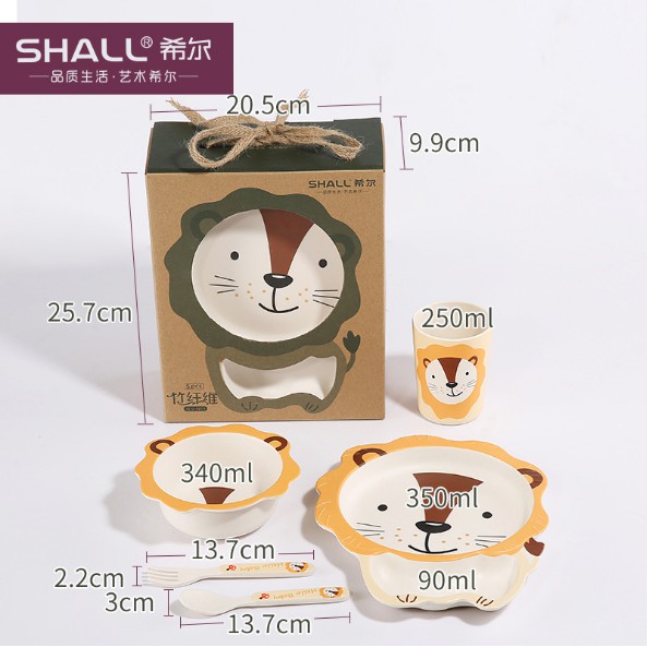 Bộ Ăn Sợi Tre SHALL (5 món)