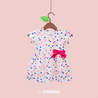Váy chấm bi bé gái chaang 2018