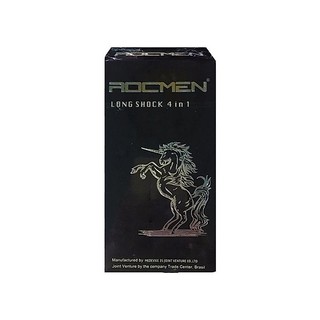 bao cao su rocman long shock 4in 1 ( hộp 12 chiếc)