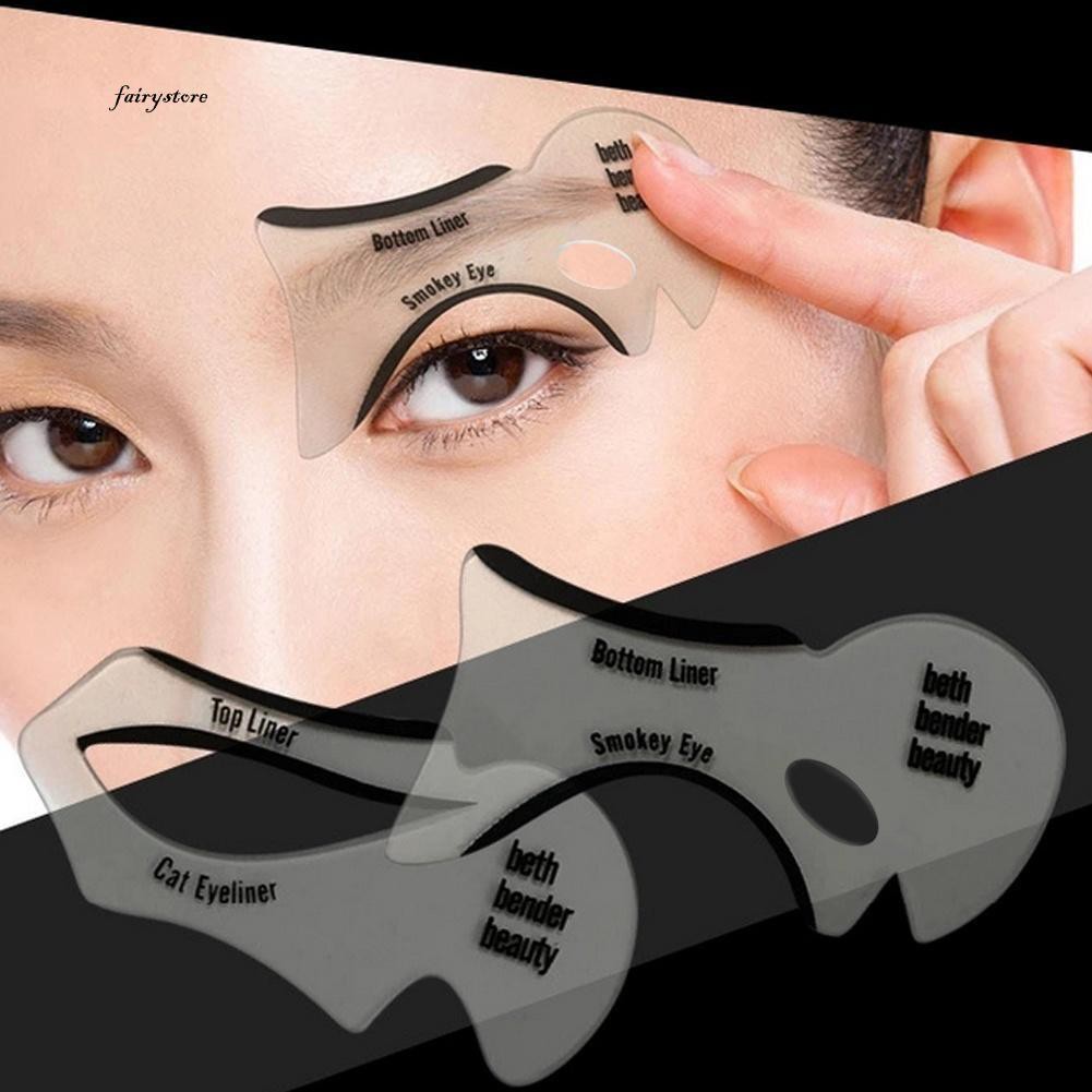 Bộ 2 khuôn chuyên dùng kẻ mắt kiểu mắt mèo ngộ nghĩnh dễ thương cá tính cho nữ | BigBuy360 - bigbuy360.vn