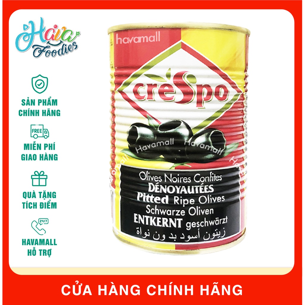 [DATE MỚI NHẤT] Oliu Đen Không Hạt Crespo 387gr
