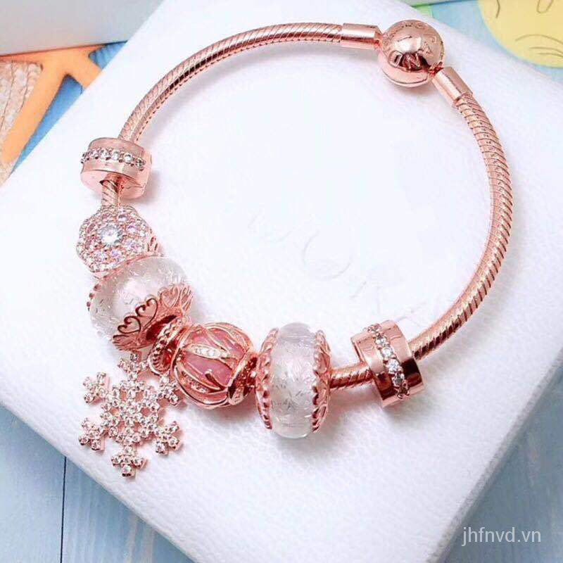 Vòng tay Pandora mạ bạc S925 A3 thời trang mới