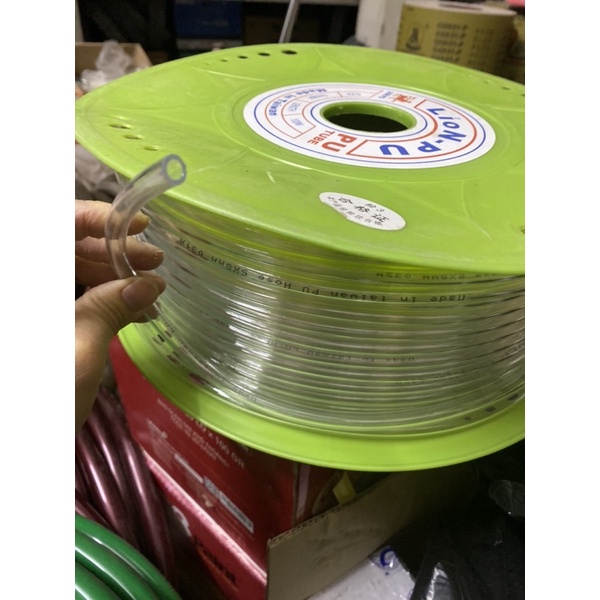 Dây hơi PU khí nén phi 8 chịu áp lực lớn màu trắng ( giá bán theo mét)