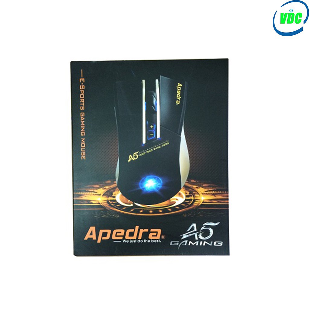 Bộ phím chuột Gaming Apdra GK49 + A5 - Led Rainbow - Chuột A5 Led RGB - Có kê tay | BigBuy360 - bigbuy360.vn