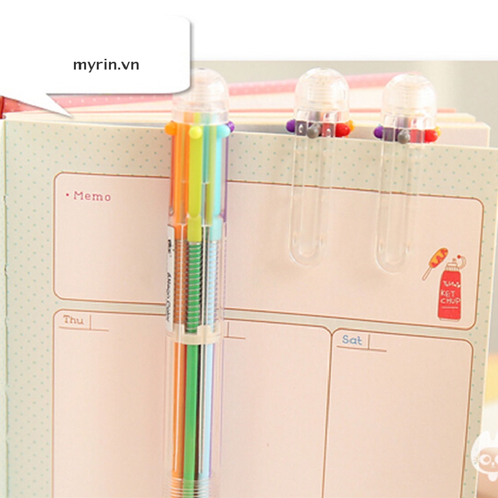 Bút Bi Nhiều Màu Sắc Sáng Tạo