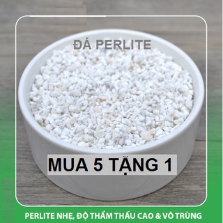 Đá Perlite/ Đá Trân Châu - Dùng Trộn 1-3Kg Gía Thể Trồng Sen Đá, Xương Rồng
