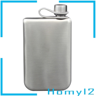 9oz Hip Flask Drinking   Wine Liquor  Silver Bottle Flagon