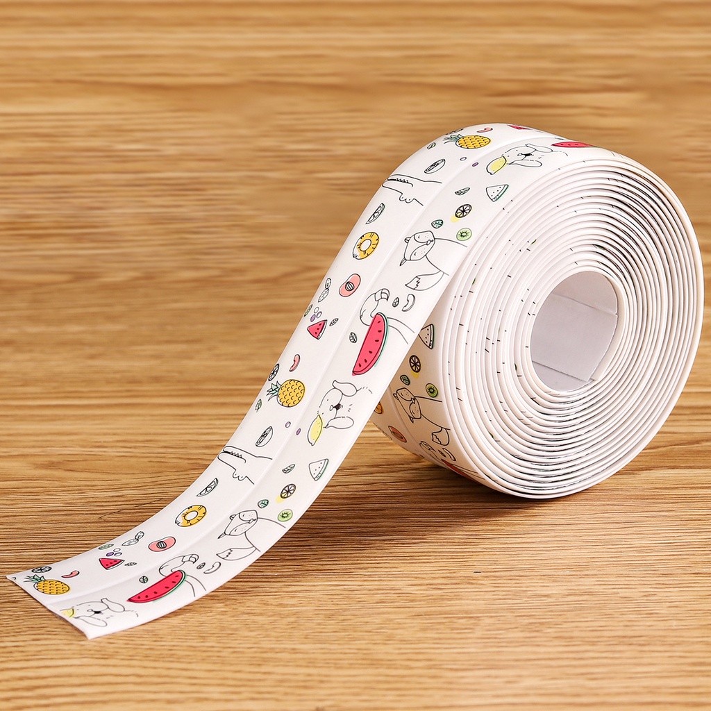 Băng Keo Chống Thấm Nước - Băng Keo Dán Viền Bếp, Dán Bồn Rửa Chén Chống Thấm Dầu Mỡ- KT: 38MMx3.2M