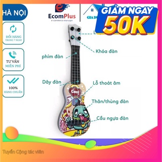 Đàn Ukulele Mini, Đàn Guitar Mini Món Quá Ý Nghĩa Mẹ Tặng Bé, Tặng Kèm Vỏ Đựng Xịn