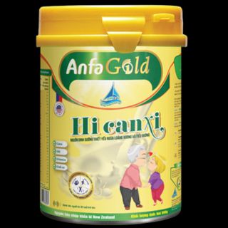 Sữa bột canxi anfa gold  900g