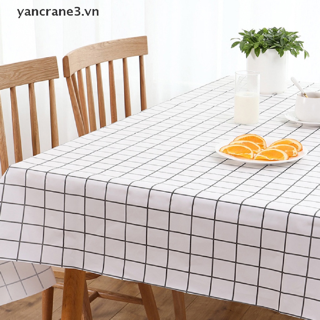 Khăn Trải Bàn Chống Thấm Nước Họa Tiết Chim Hạc Trang Trí Tiệc