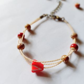 Vòng tay hạt gốm trái cây