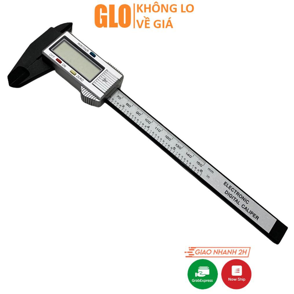 Thước Cặp Đo Kẹp Điện Tử Kỹ Thuật Số Vernier Caliper Lcd 155mm