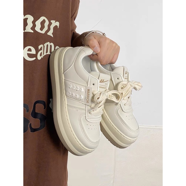 Giày Bánh Mì Độn Đế Uzzang Dây Đan