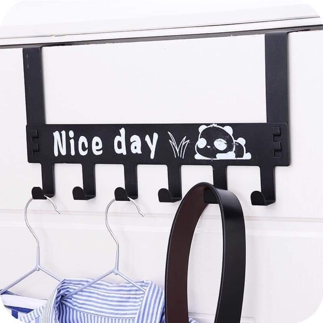 Móc treo đồ gắn sau cánh cửa Nice Day, móc sau cửa nghệ thuật