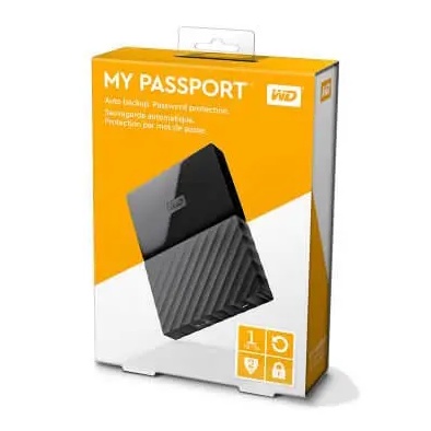 Ổ Cứng HDD Western Digital My Passport Portable Storage 2.5&quot; Black 2TB USB 3.2