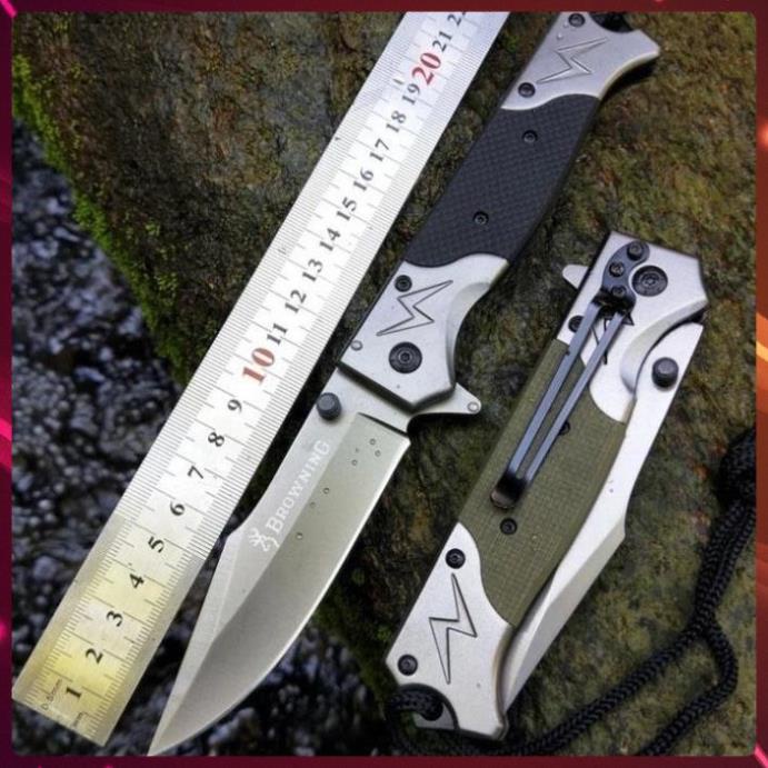 Dao Phượt, Dao Gấp Du Lich Cao Cấp Gọt Hoa Quả Bỏ Túi Browning FA 45, X49,18, 46, 18-1.