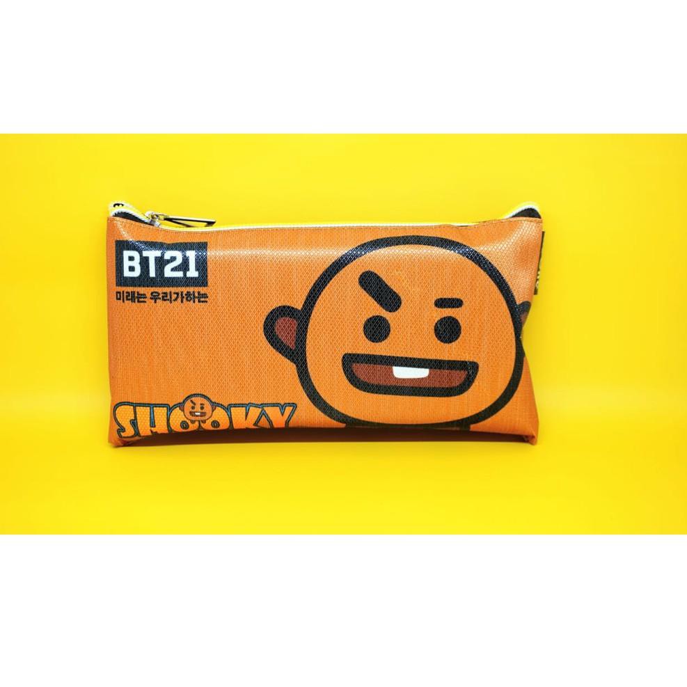 Bóp Viết Vải Bạt In Hình Nhân Vật Bt21 Chimmy Tata Cooky. 6