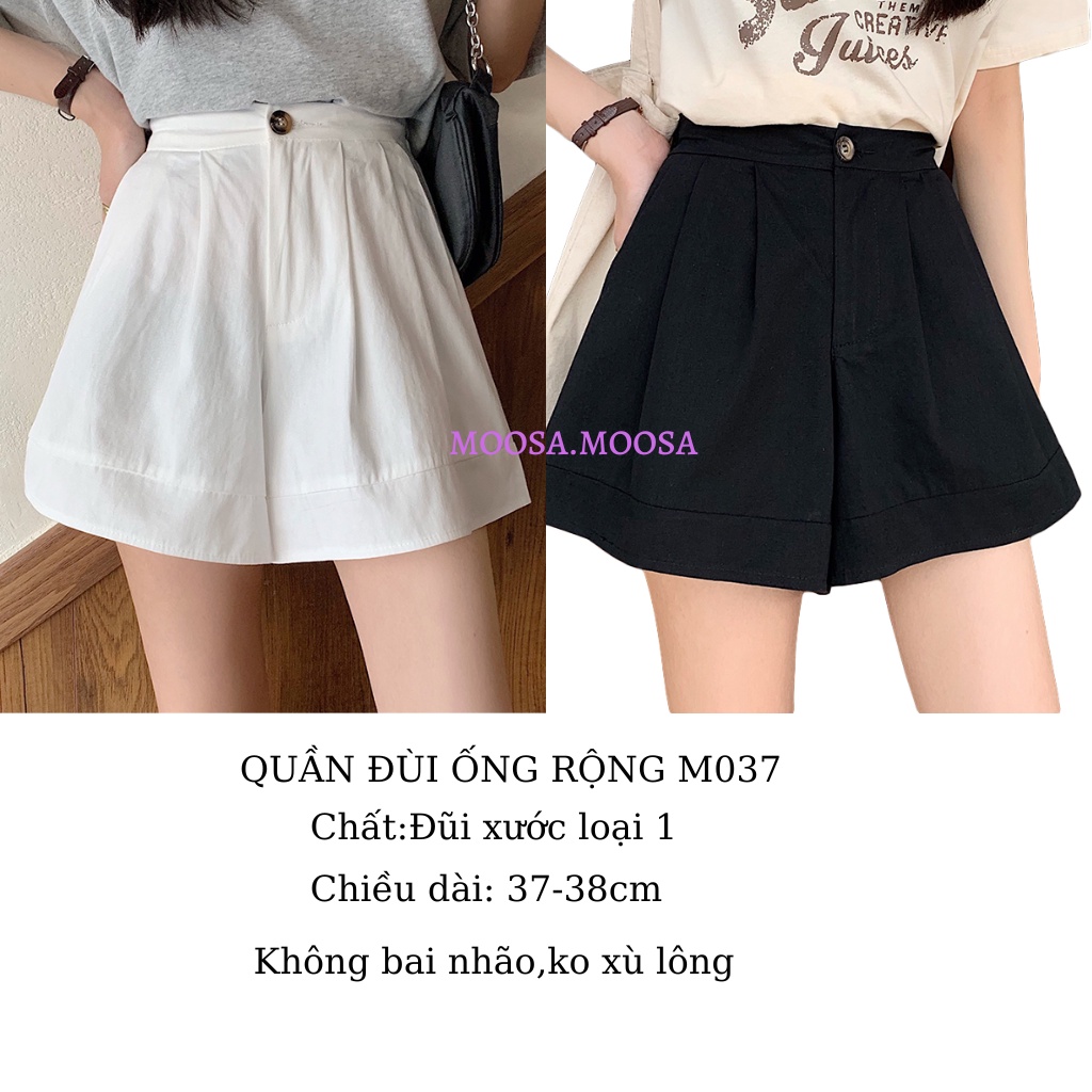 Quần Đùi Nữ Bigsize Moosa,Quần Đũi Short Nữ Lưng Cao Mặc Nhà Cạp Chun Sau