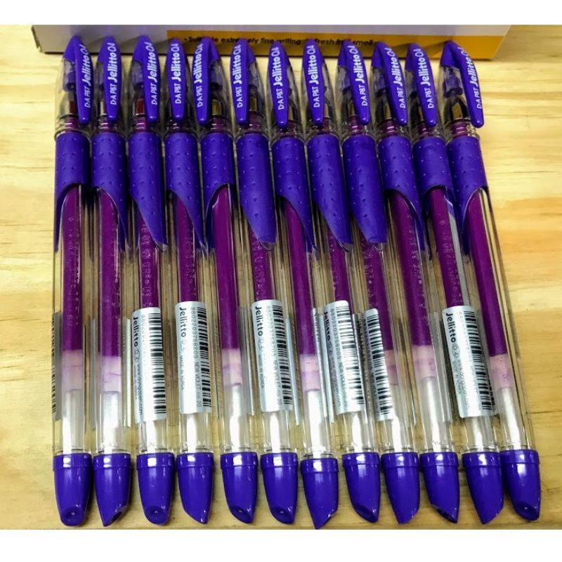 BÚT GEL JELLITTO 0.4MM CHÍNH HÃNG - BÚT MỰC D.A P&T HÀN QUỐC