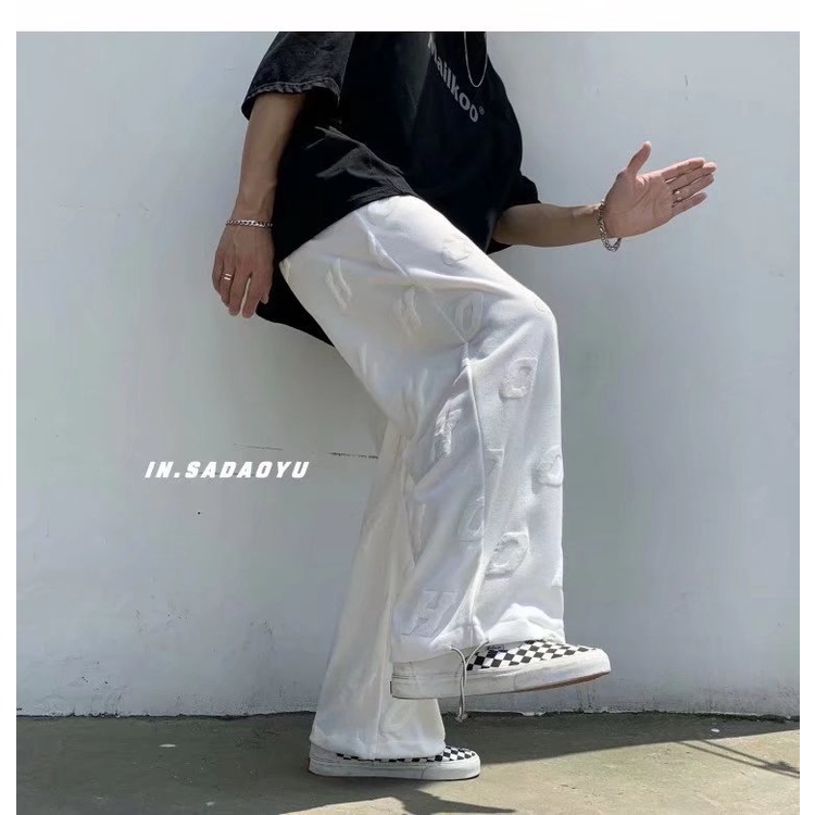 Quần Dài Thể Thao Nam In Chữ Thời Trang Năng Động