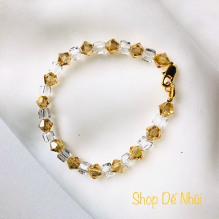10 Hạt Pha Lê💎Cao Cấp Hình Thoi 6mm 🦗denhuihandmade🦗