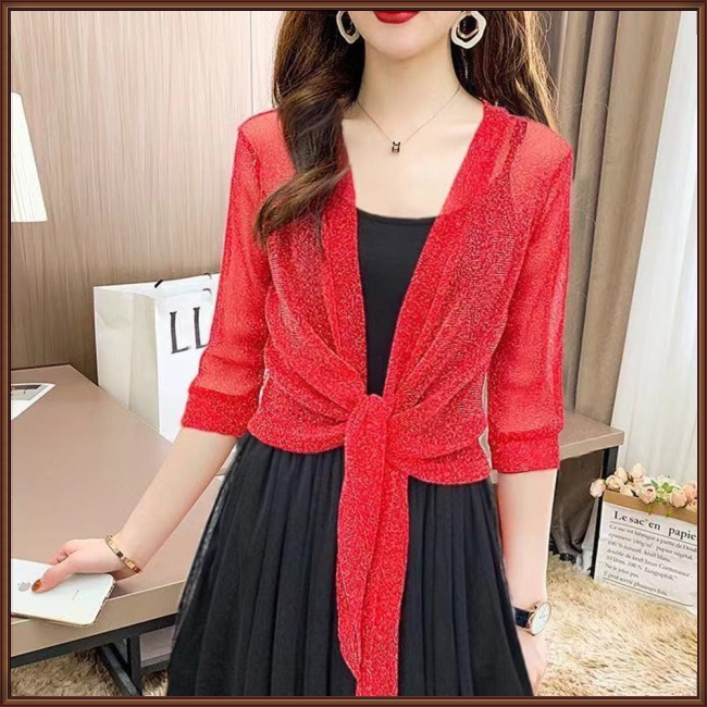 Áo Khoác Lưới Chống Nắng Màu Sắc Đơn Giản Dành Cho Nữ