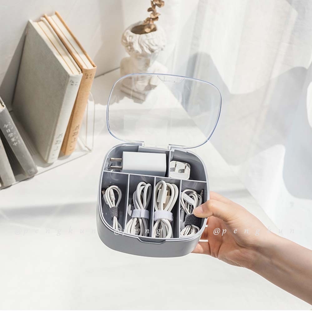 Kẹp Cố Định Dây Cáp Sạc / Tai Nghe Chống Rối Tiện Dụng