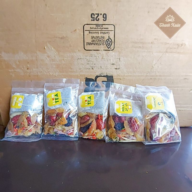 trà lipton xí muội cam thảo set 5 túi nhỏ