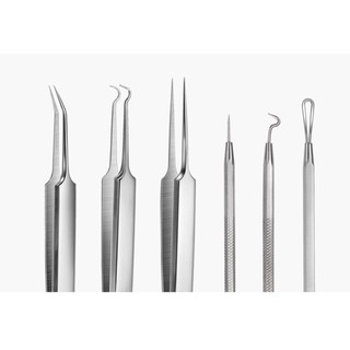 Bộ Nhíp Nặn Mụn 6 Món