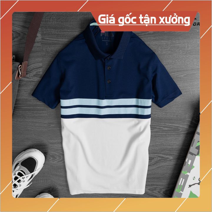 ÁO THUN THỂ THAO NAM CỔ BẺ ⚡SALE 20%⚡ [AFH002] | BigBuy360 - bigbuy360.vn