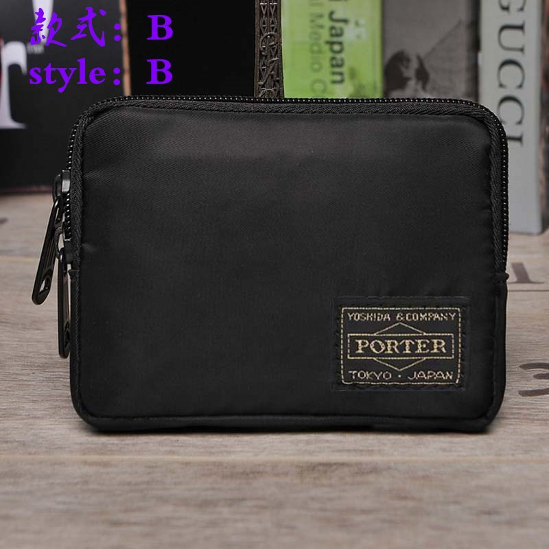 ready stock Japan Porter bag Unisex Men and Women Bag Clutch Bag Keys Wallet Card Wallet Coin Purse Mini Bag Beg Waterproof