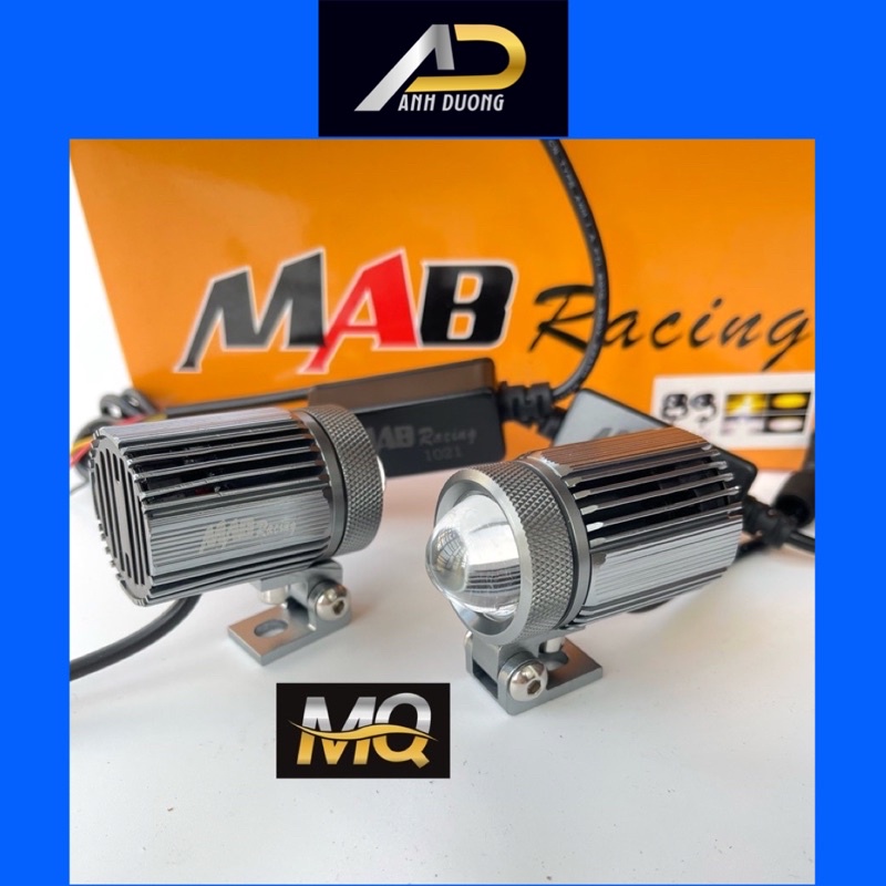 Đèn Trợ Sáng Mini 2 Mầu Cos Vàng pha Trắng VỎ NHÔM CNC Chất Lượng Cao Trợ Sáng Bi Cầu Mini mQshop