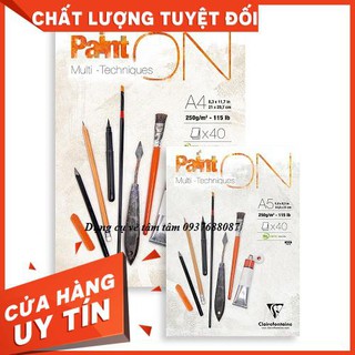 Sổ vẽ đa năng Clairefontaine, Paint On Multi Techniques Clairefontaine