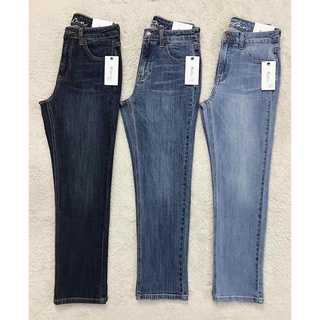 Quần jeans ống đứng cạp cao 9 tấc