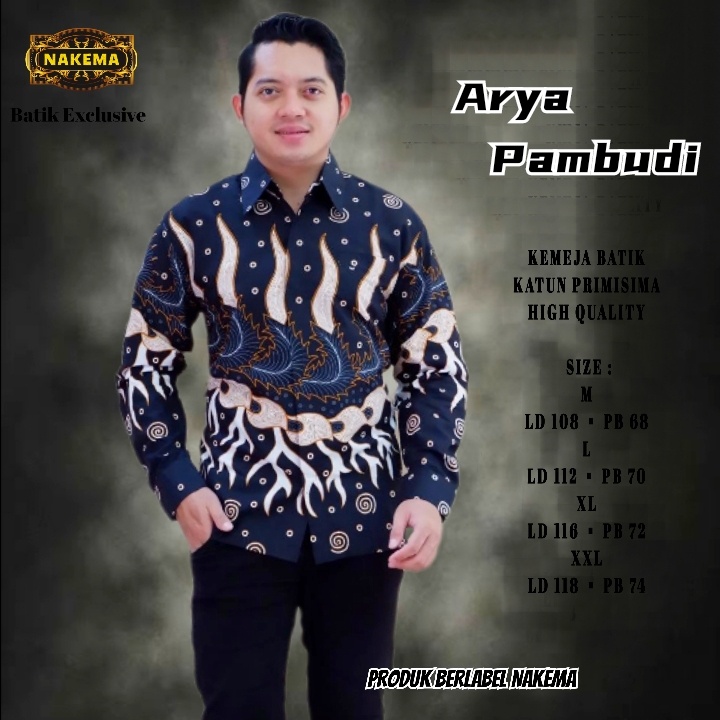 Áo Sơ Mi Batik Dài Tay Phủ Lông