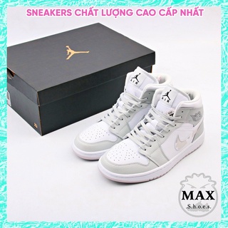 Giày Jordan 1 cổ cao màu Trắng Camo cho nam nữ