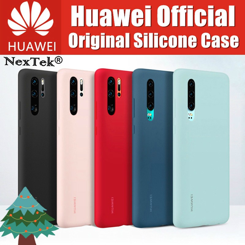 【100% hàng chính hãng】Huawei P30 P30 Pro Silicone case Vỏ Huawei P30 P30 Pro Silicone lỏng mềm Vỏ sợ