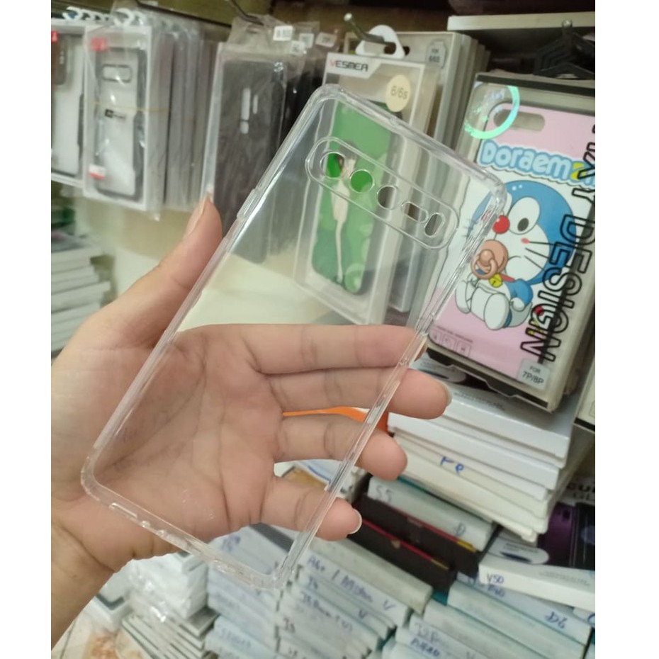 Ốp lưng cho Galaxy S10 5G Silicon trong suốt ou case Bảo vệ camera